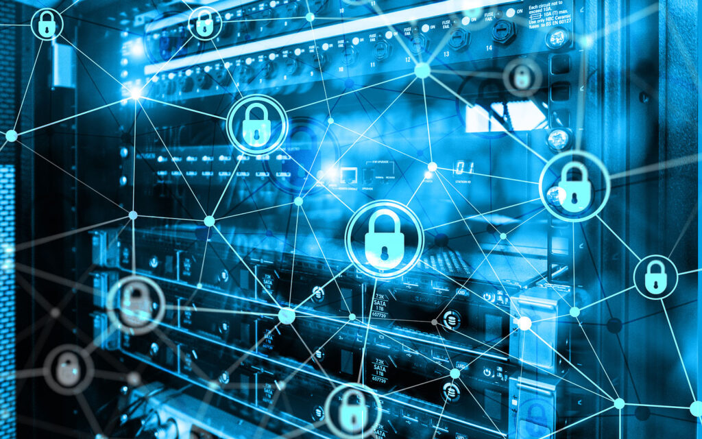 cyber security, information privacy, data protection concept on